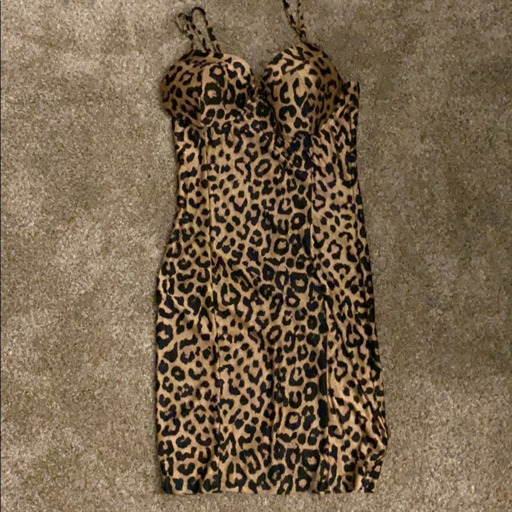 Sexy leopard dress